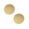 thumbnail image 1 of Oleegame 2PC Tin Foil Roll DIY Baking Tool 6 / 8 Inch Round Square Cake Mat Lace Moustito, 1 of 3