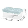 thumbnail image 3 of EUDIDV Ice Lattice Ice Cube Tray Two In One Ice, Shaped Ice Pellets, Circular Ice Balls, Lattice Ice Shovels, Double Layer With Cover, Press Ice Storage Box Ice Lattice Mold Ice Molds for Whiskey, 3 of 3