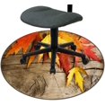 thumbnail image 1 of Orange Office Chair Mat Landscape Maple Leaf Office Chair Mat Carpet Floor Protector Rug Gaming Room Home Office Decor 35 Inch, 1 of 1