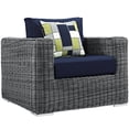 thumbnail image 5 of Modway Summon 7 Piece Outdoor Patio Sunbrella® Sectional Set in Canvas Tuscan, 5 of 12