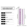 thumbnail image 2 of YiFudd Double-Ended Brow Pencil Black, Precision Eyebrow Liner with Spoolie Brush, Waterproof Long-Lasting for Natural Defined Brows, 1 Piece, 2 of 6