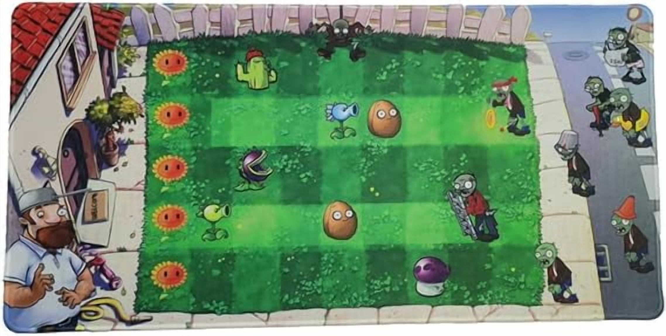 Plants Battle Map Toy opp Zombies Game Plan Mat Figures Scene Map Toys Tear resistant pad
