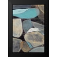 thumbnail image 2 of PI Studio 17x24 Black Modern Framed Museum Art Print Titled - Stone Pebbles II, 2 of 5