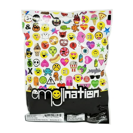 6pk Emoji Glitter Bows