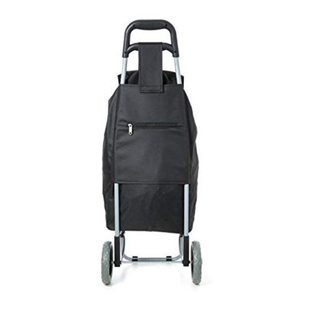 Hoppa 23a Lightweight Grocery Foldable Shopping Cart Trolley Black Walmart Canada