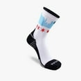 thumbnail image 3 of Chicago Flag Skyline Socks (Mini-Crew) L / White, 3 of 3