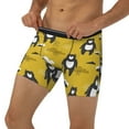 thumbnail image 2 of Sigee Cartoon Bear Yellow for Men's Boxer Briefs,Moisture Wicking and Breathable Small, 2 of 9