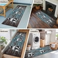 thumbnail image 5 of Farmhouse Wooden Grain 2'x6' Runner Rugs for Hallway Kitchen Bedside Non Slip Washable, Vintage Shabby Cow Pig Chicken Entryway Rug Runners with Rubber Backing, Long Carpet Runner for Laundry Room, 5 of 8