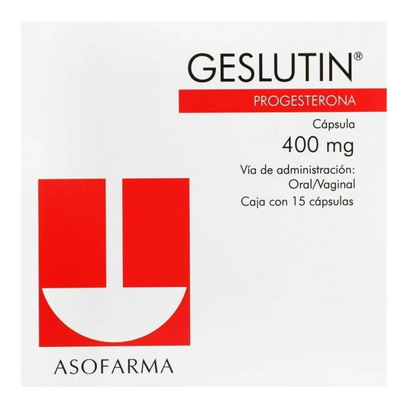 Geslutin 400 mg 15 cápsulas