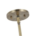 thumbnail image 5 of Woodbridge Lighting Hampton Ridge 5-light Steel & Glass Chandelier in Bronze, 5 of 5