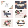 thumbnail image 2 of Cqxid Greeting Card Under $5 Flower Series BEST WISHES Greeting Card Festival Common Greeting Card Message Card, 2 of 5