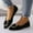 Black, variant on Bmisegm Women Shoes Fashion Flat Casual Shoes Comfortable Soft Sole One Foot Wear One Word Casual ShoesCasual Shoes for Women Black 40