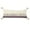 Eggplant/Off-White, variant on LR Home Fringe Festival Ivory/Orange Color Block Lumbar Throw Pillow, 14" x 36"