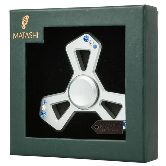 Matashi  Home Decorative Showpiece Hanging Christmas Tree Triangle Ornament with Crystals, Christmas ations Metal Finish