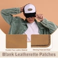 thumbnail image 3 of Uxcell Blank Leatherette Patches, Faux Leather Hats Patches Sets with Adhesive Iron-on Heat Press Laserable Rustic for Hats DIY Fabric Repair Sew Khaki, 3 of 6