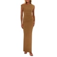 thumbnail image 1 of Vestido largo PRETTYGARDEN para mujer, verano 2025, con un solo hombro, 1 of 8