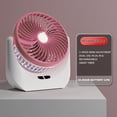 thumbnail image 7 of High Wind Desk Fan with Light USB Rechargeable Portable Mini Fan 3 Speed Settings Adjustable Angle for Home Office Travel by PALIFEUR, 7 of 7