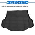 thumbnail image 3 of Unique Bargains 1 Pc Cargo Liner Rear Trunk Mat for Toyota RAV4 2013-2018 Anti-Slip TPE Black Rear Trunk Cargo Luggage Boot Tray Mat Flat Face Long Stripe Pattern, 3 of 7
