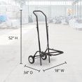 thumbnail image 4 of National Public Seating Powder Coated Steel Dolly for 9000 Chair - Dark Brown, 4 of 4