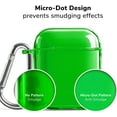 thumbnail image 3 of AirPods Case [Front LED Visible], GMYLE TPU Protective Shockproof Earbuds Case Cover Skin with Keychain Kit Set Compatible for Apple AirPods 1 & 2 (Clear Neon Green), 3 of 5