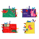 thumbnail image 2 of Libro Suave de Actividades en Inglés - Whose Feet? <<¿Los Pies de Quién?>> Juguete de Desarrollo, Texto Fácil de Leer, Pies Colgantes, Lavable a Máquina, 2 of 4