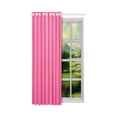 thumbnail image 2 of MKHERT Pink Window Curtain Living Room,Bedroom Window Drapes 52x84 inch, 2 of 3