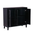 thumbnail image 6 of Powell Romona 3-Door Accent Cabinet, Midnight Blue, 6 of 14