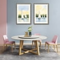 thumbnail image 4 of 2-Pack 20x28" Sailboat Framed Wall Art, Replaceable Canvas Prints with Solid Wood Frames, Nautical Decor, 4 of 9