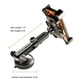 thumbnail image 4 of ToughTested Dashboard & Windshield Car Phone Mount, Extendable Suction Cup Cell Phone Holder, 360° Adjustable Universal Smartphone Holder, 4 of 10