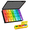 Black Iridescent, variant on Prichor XL Large Weekly Pill Organizer – 4 Times a Day, 7-Day AM/PM Pill Box – Big Compartments, 28-Day Monthly Medication Organizer for Fish Oils, Vitamins, Supplements