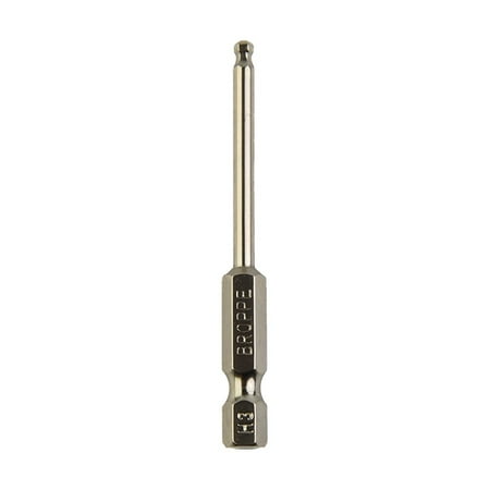 

BAMILL 1pc Ball End Hex Screwdriver Bit Metric Hex Bit 65mm Long Magnetic Driver Bit