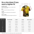 thumbnail image 5 of KLL Cactus Flowers Print Men's Shirt Short Sleeve Button Down Summer Cuba Beach Shirts- Medium, 5 of 5