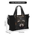 thumbnail image 2 of Travel Duffle Bag Tribal Style Raccoon Travel Tote Bags Carry on Luggage Waterproof Weekender Bags with Top Handle Adjustable Shoulde Strap for Travel Gym, 2 of 5