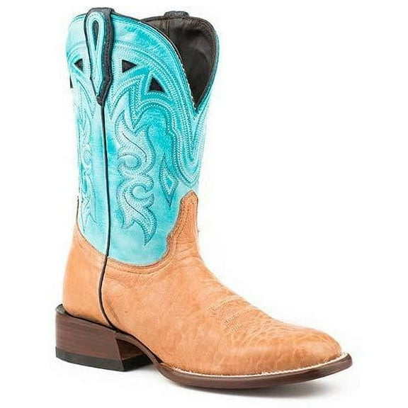 Women's Stetson Florence Leather Boots Handcrafted Tan