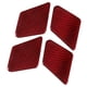 thumbnail image 5 of 4pcs Carbon Fiber Interior Door Bowl Trim Decor Fit for Mercedes C Class E Class W212 W204 Red, 5 of 5