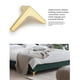 thumbnail image 2 of Patas para muebles Riwesomey 4 piezas Triangular Negro 17cm, 2 of 6