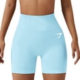 thumbnail image 1 of WILLBEST Pantalones Cortos de Yoga Casuales de Moda para Mujer, Cintura Alta, Moldeadores Corporales, Pantalones Deportivos Elásticos para Entrenamiento Físico Y Comodidad Activa. Mediana, 1 of 8