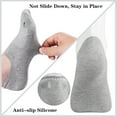 thumbnail image 4 of No Show Socks Womens Cotton Low Cut Non Slip Casual Socks Invisible Flat Boat Liner Socks (6/9 Pairs), 4 of 5