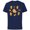 Navy, variant on Holiday Christmas Gingerbread Cookie Villains - Short Sleeve Cotton T-Shirt for Adults - Customized-Charcoal