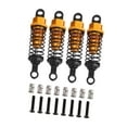 thumbnail image 4 of Almencla 4 Pieces Hydraulic Shock Absorbers for RC Car RC Shocks 55mm Upgrade Parts 1/12 1/16 Scale Dampers for MN168 MN82 B16 B14 B36 , Black, 4 of 5