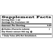 Kudzu (Pueraria Lobata) Dry Root Liquid Extract. Expertly Extracted by Trusted HawaiiPharm Brand. Absolutely Natural. Proudly made in USA. Tincture 2 Fl.Oz