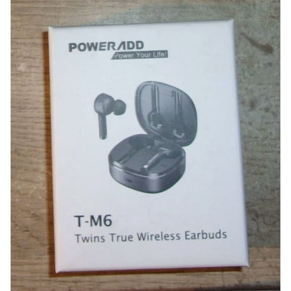 YANI- Poweradd Twins True Wireless Earbuds T-M6 True Wireless Android Black