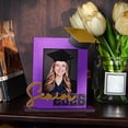 thumbnail image 3 of Graduation Photo Frame 2026 Vertical Wooden Tabletop Display With Acrylic Insert Hat And Tassel Decor, 3 of 5