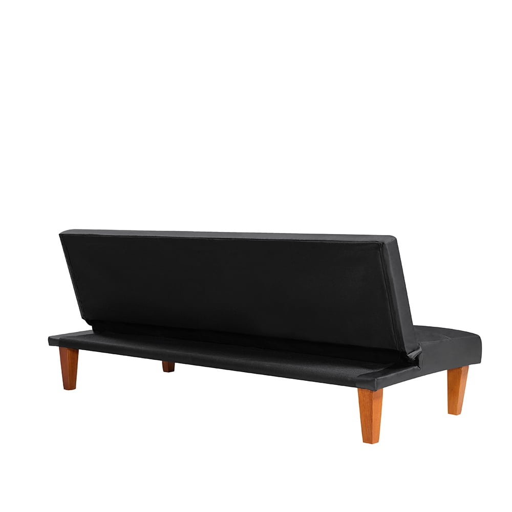 Kepooman Home PU Leather Convertible Folding Loveseat for Living Room, 68.11" * 29.53" * 27.95", Black Kepooman Home PU Leather Convertible Folding Loveseat for Living Room, 68.11" * 29.53" * 27.95", Black