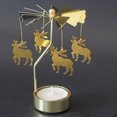 thumbnail image 1 of Hot Spinning Rotary Metal Carousel Tea Light Candle Holder Stand Light  Gift, 1 of 2