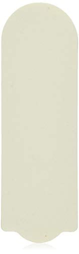 ForPro Professional Collection Stainless Steel Pedi File Refill, 180 Grit, White, EZ-Strip Peel Pedicure Refill Pads, 1.25? W x 4? L, 50-Count