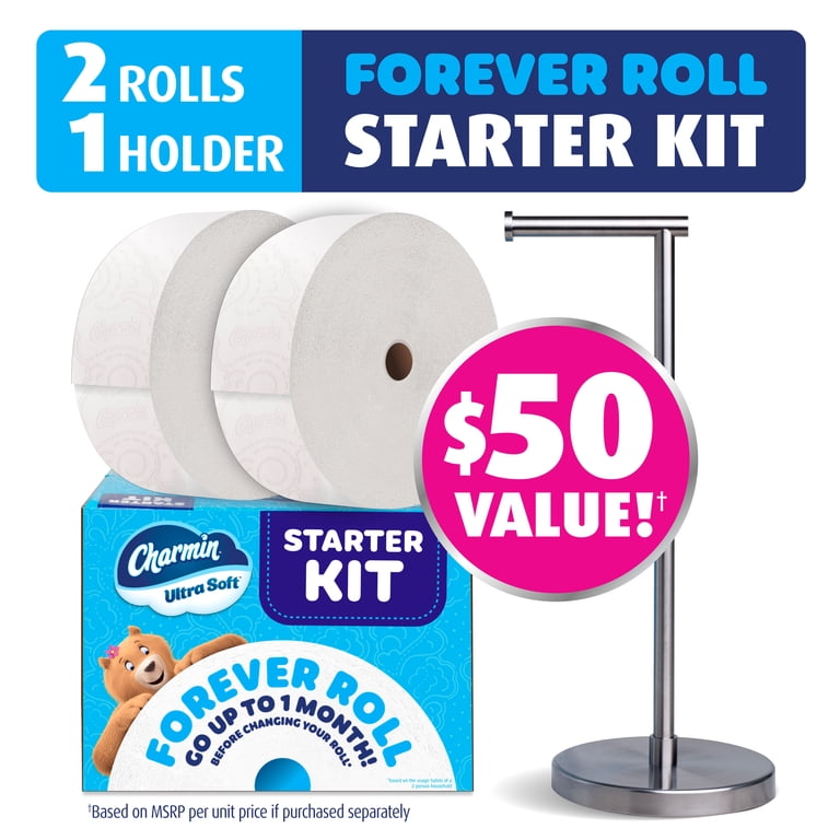 Charmin Ultra Soft Toilet Paper Forever Roll Starter Kit photo 1