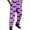 2-Purple, variant on Halloween Party Pants For Men Casual Cartoon Graphic Elastic Waist Relaxed Fit Pants Male Celebrations Everyday Comfort Trousers,S