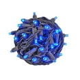 thumbnail image 2 of Novelty Lights 50 Light Blue LED Christmas Mini Light Set (Brown Wire, 25 Feet), 2 of 8