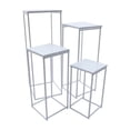 thumbnail image 6 of 4Pcs Metal Flower Rack Vase Stand Prop Geometric Column For Wedding Party Decor, 6 of 9